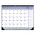 Academic Monthly Desk Pad Calendar, 21.25 x 16, White/Blue/Green, Black Binding/Corners, 13-Month (July-July): 2022-2023 [SKU: REDCA181731]