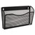 Single Pocket Wire Mesh Wall File, Letter Size, 14" x 3.27" x 8.5", Black [SKU: ROL21931]