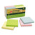 100% Recycled Self-Stick Notes, 3" x 3", Assorted Pastel Colors, 100 Sheets/Pad, 12 Pads/Pack [SKU: RTG26704]