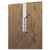 Over-The-Door Double Coat Hook, Chrome-Plated Steel, Satin Aluminum Base [SKU: SAF4166]