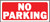HY-KO 23002 Fence Sign, Rectangular, NO PARKING, White Legend, Red Background, Plastic, 14 in W x 6 in H Dimensions [SKU: ORG9120528]
