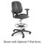 Apprentice II Extended-Height Chair, Supports Up to 250 lb, 22" to 32" Seat Height, Black [SKU: SAF7084BL]