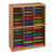 Steel/Fiberboard Literature Sorter, 36 Compartments, 32.25 x 13.5 x 38, Oak [SKU: SAF7121MO]