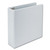 Earth's Choice Biobased D-Ring View Binder, 3 Rings, 3" Capacity, 11 x 8.5, White [SKU: SAM16987]