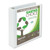 Earth's Choice Biobased Round Ring View Binder, 3 Rings, 2" Capacity, 11 x 8.5, White [SKU: SAM18967]
