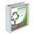 Earth's Choice Biobased Round Ring View Binder, 3 Rings, 3" Capacity, 11 x 8.5, White [SKU: SAM18987]