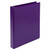 Earths Choice Biobased Durable Fashion View Binder, 3 Rings, 1" Capacity, 11 x 8.5, Purple, 2/Pack [SKU: SAMU86308]