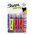 Clearview Tank-Style Highlighter, Assorted Ink Colors, Chisel Tip, Assorted Barrel Colors, 3/Pack [SKU: SAN1912767]
