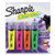 Clearview Tank-Style Highlighter, Assorted Ink Colors, Chisel Tip, Assorted Barrel Colors, 4/Set [SKU: SAN1912769]