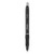 S-Gel High-Performance Gel Pen, Retractable, Bold 1 mm, Black Ink, Black Barrel, Dozen [SKU: SAN2096149]