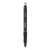 S-Gel High-Performance Gel Pen, Retractable, Medium 0.7 mm, Blue Ink, Black Barrel, Dozen [SKU: SAN2096152]
