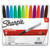 Fine Tip Permanent Marker, Fine Bullet Tip, Assorted Colors, 12/Set [SKU: SAN30072]
