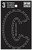 HY-KO 30400 Series 30413 Die-Cut Letter, Character: C, 3 in H Character, Black Character, Vinyl [SKU: ORG3225083]