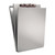 A-Holder Aluminum Form Holder, 0.5" Clip Capacity, Holds 8.5 x 11 Sheets, Silver [SKU: SAU10017]