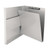 Snapak Aluminum Side-Open Forms Folder, 0.5" Clip Capacity, Holds 8.5 x 11 Sheets, Silver [SKU: SAU10517]