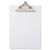 Recycled Plastic Clipboard with Ruler Edge, 1" Clip Capacity, Holds 8.5 x 11 Sheets, Clear [SKU: SAU21803]
