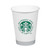 Hot Cups, 12 oz, White with Green Starbucks Logo, 1,000/Carton [SKU: SBK11098806]