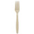 Guildware Cutlery Sweetheart Polystyrene Tableware, Forks, Champagne, 1000/Carton [SKU: SCCGD5FK]