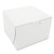 White One-Piece Non-Window Bakery Boxes, 6 x 6 x 4, White, Paper, 250/Bundle [SKU: SCH0909]