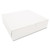 White One-Piece Non-Window Bakery Boxes, 10 x 10 x 2.5, White, Paper, 250/Carton [SKU: SCH0969]