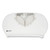 Twin 9" Jumbo Bath Tissue Dispenser, Summit, 19.25 x 6 x 12.25, White/Clear [SKU: SJMR4070WHCL]