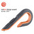 Box Cutters, Double Sided, Replaceable, 1.29" Carbon Steel Blade, 7" Nylon Handle, Gray/Orange [SKU: SLI10400]
