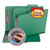 Colored Pressboard Fastener Folders with SafeSHIELD Coated Fasteners, 2" Expansion, 2 Fasteners, Letter Size, Green, 25/Box [SKU: SMD14938]