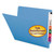 Shelf-Master Reinforced End Tab Colored Folders, Straight Tabs, Letter Size, 0.75" Expansion, Blue, 100/Box [SKU: SMD25010]