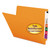 Shelf-Master Reinforced End Tab Colored Folders, Straight Tabs, Letter Size, 0.75" Expansion, Orange, 100/Box [SKU: SMD25510]