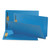 Heavyweight Colored End Tab Fastener Folders, 0.75" Expansion, 2 Fasteners, Legal Size, Blue Exterior, 50/Box [SKU: SMD28040]
