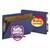End Tab Pressboard Classification Folders, Six SafeSHIELD Fasteners, 2" Expansion, 2 Dividers, Legal Size, Dark Blue, 10/Box [SKU: SMD29784]