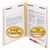 End Tab W-Fold Fastener Folders with Reinforced Tabs, 1.5" Expansion, 2 Fasteners, Letter Size, Manila, 50/Box [SKU: SMD34276]