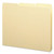 Recycled Blank Top Tab File Guides, 1/3-Cut Top Tab, Blank, 8.5 x 11, Manila, 100/Box [SKU: SMD50134]