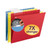 TUFF Hanging Folders with Easy Slide Tab, Letter Size, 1/3-Cut Tabs, Assorted Colors, 15/Box [SKU: SMD64040]