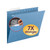 TUFF Hanging Folders with Easy Slide Tab, Letter Size, 1/3-Cut Tabs, Blue, 18/Box [SKU: SMD64041]