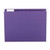 Colored Hanging File Folders with 1/5 Cut Tabs, Letter Size, 1/5-Cut Tabs, Purple, 25/Box [SKU: SMD64072]