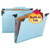 FasTab Hanging Pressboard Classification Folders, 1 Divider, Letter Size, Blue [SKU: SMD65105]