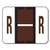 A-Z Color-Coded End Tab Filing Labels, R, 1 x 1.25, White, 500/Roll [SKU: SMD67088]