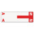 AlphaZ Color-Coded First Letter Combo Alpha Labels, A/N, 1.16 x 3.63, Red/White, 5/Sheet, 20 Sheets/Pack [SKU: SMD67152]