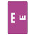 AlphaZ Color-Coded Second Letter Alphabetical Labels, E, 1 x 1.63, Purple, 10/Sheet, 10 Sheets/Pack [SKU: SMD67175]