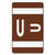 AlphaZ Color-Coded Second Letter Alphabetical Labels, U, 1 x 1.63, Dark Brown, 10/Sheet, 10 Sheets/Pack [SKU: SMD67191]