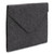 Soft Touch Cloth Expanding Files, 2" Expansion, 1 Section, Snap Closure, Letter Size, Gray [SKU: SMD70921]