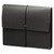 Extra-Wide Expanding Wallets with Elastic Cord, 5.25" Expansion, 1 Section, Elastic Cord Closure, Letter Size, Black, 10/Box [SKU: SMD71119]
