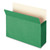Colored File Pockets, 5.25" Expansion, Letter Size, Green [SKU: SMD73236]
