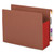 Redrope Drop-Front End Tab File Pockets, Fully Lined 6.5" High Gussets, 5.25" Expansion, Letter Size, Redrope/Red, 10/Box [SKU: SMD73696]