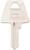 HY-KO 11010AM3 Key Blank, Brass, Nickel, For: American Cabinet, House Locks and Padlocks [SKU: ORG2801959]