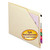 End Tab Jackets with Reinforced Tabs, Straight Tab, Letter Size, 11-pt Manila, 100/Box [SKU: SMD75700]