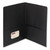 Two-Pocket Folder, Textured Paper, 100-Sheet Capacity, 11 x 8.5, Black, 25/Box [SKU: SMD87853]