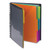 Poly Project Organizer, 24 Letter-Size Sleeves, Gray with Bright Pockets [SKU: SMD89206]