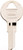 HY-KO 11010CG16 Key Blank, Brass, Nickel, For: Chicago Cabinet, House Locks and Padlocks [SKU: ORG4079109]